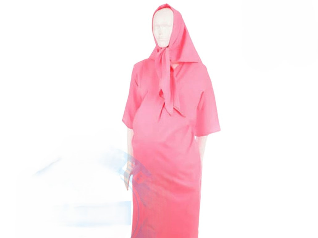 لباس بیمارستانی زایمان در ضخامت لازم و رنگ های ملایم